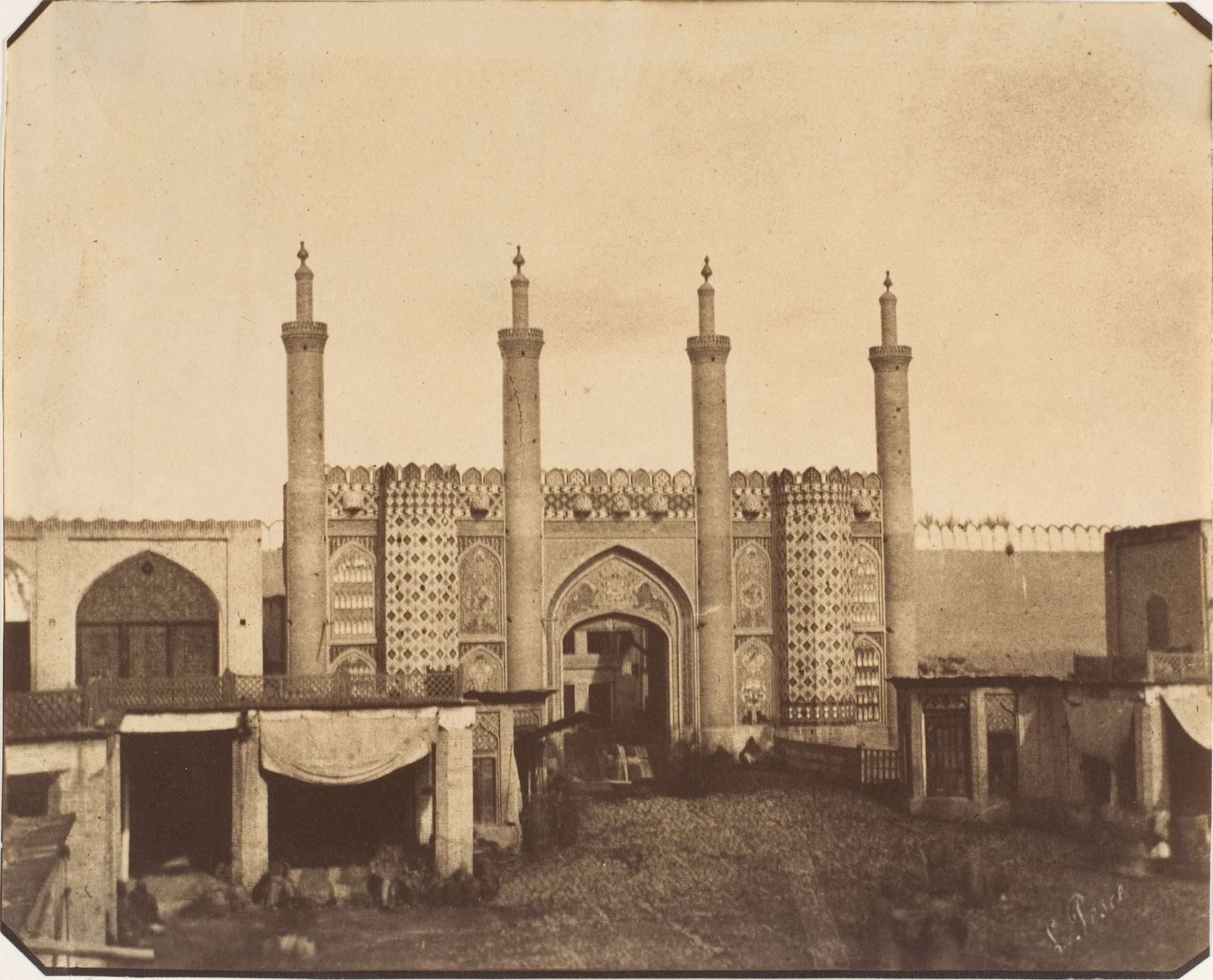 A Tehran bazaar street in the mid-nineteenth century